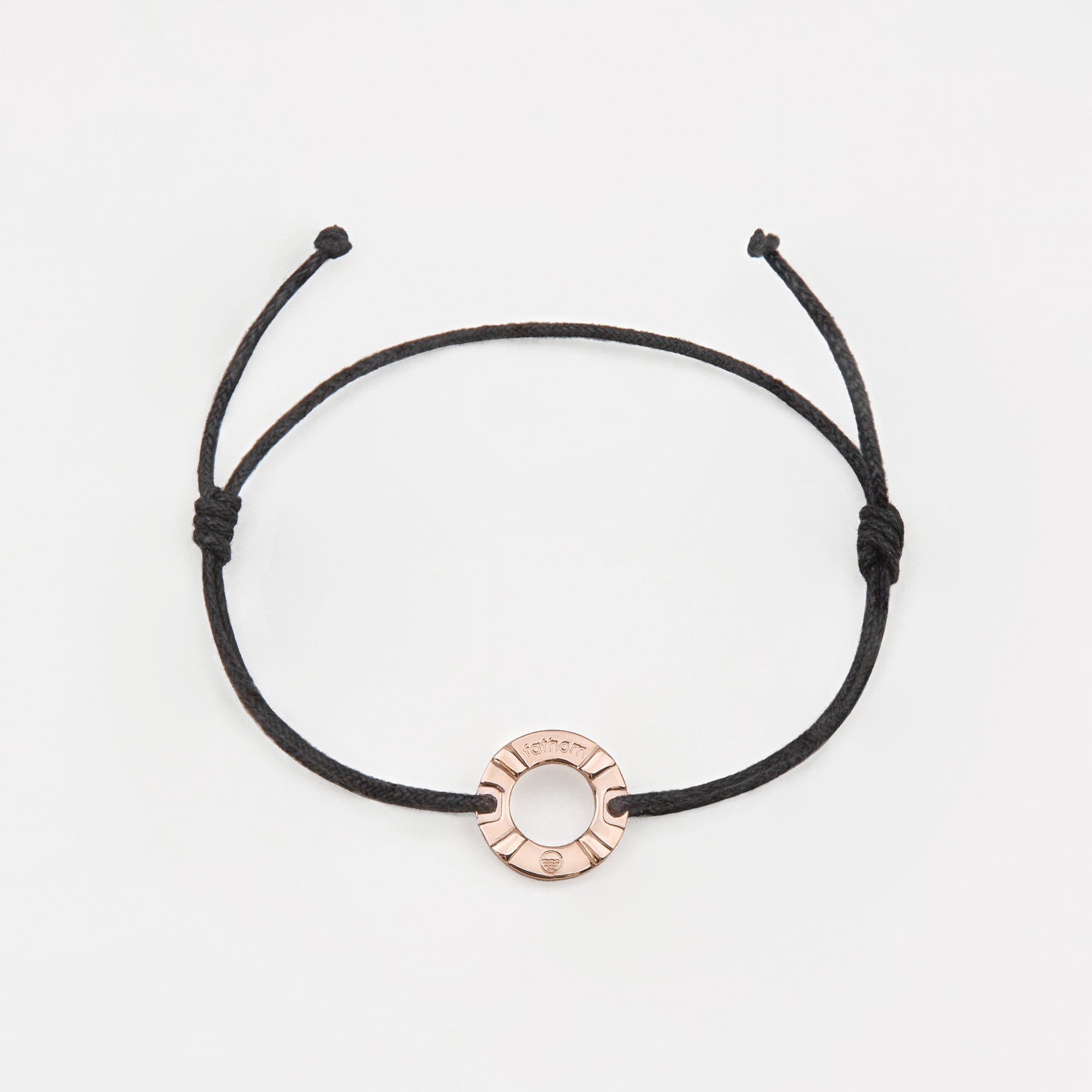 SOCHI Mens Womens Buoy Charm String Friendship Bracelets Love His and Hers For Men and Women Rose Gold Black