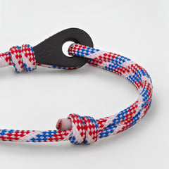 BUENOS AIRES Mens Womens Thimble Charm Bracelets Paracord Rope Wristbands Red Blue White Matte Black