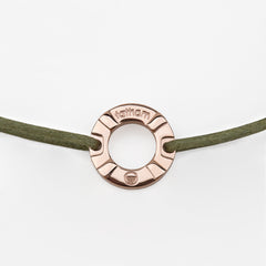 CANDELARIA Mens Womens Buoy Charm String Friendship Bracelets Love His and Hers For Men and Women Rose Gold Olive Green