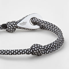 COLON Bracelet Paracord Noir et Blanc