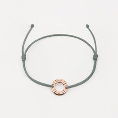 RUNDVIK Mens Womens Buoy Charm String Friendship Bracelets Love His and Hers For Men and Women Rose Gold Sage Green