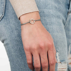 RUNDVIK Mens Womens Buoy Charm String Friendship Bracelets Love His and Hers For Men and Women Rose Gold Sage Green